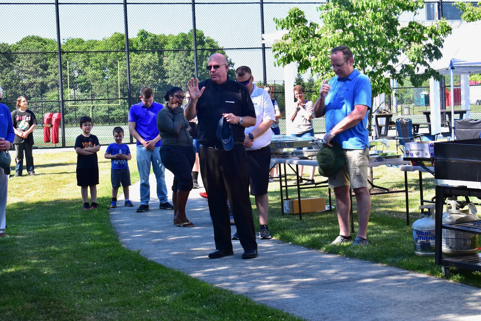 Blessing offered at the start of the 2026 council BBQ