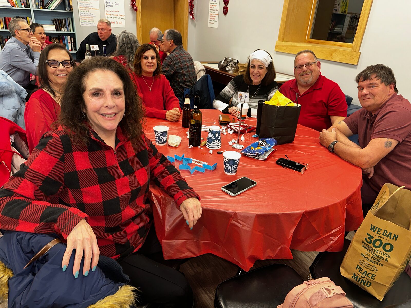 Couples and guests enjoying the Valentine’s Day dinner and dance