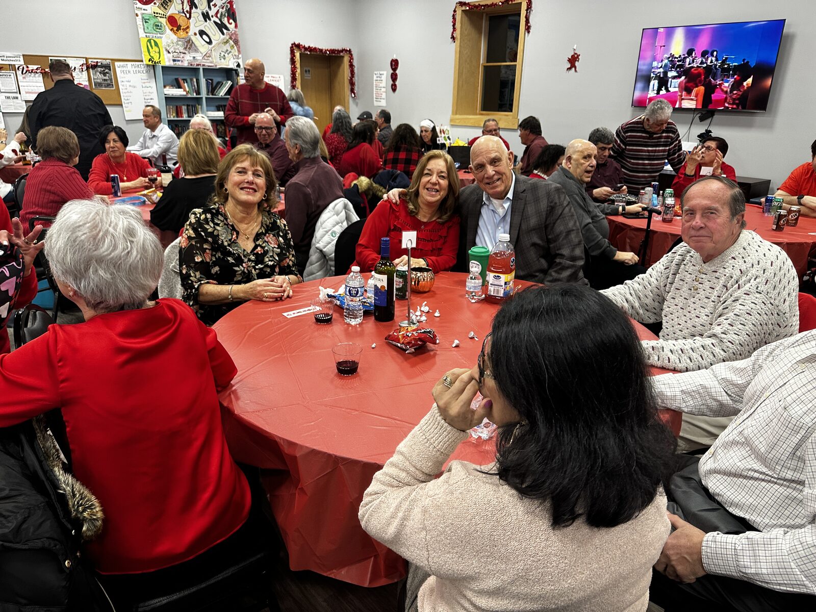 Council members and guests at the Valentine’s Day Dinner/Dance 2026