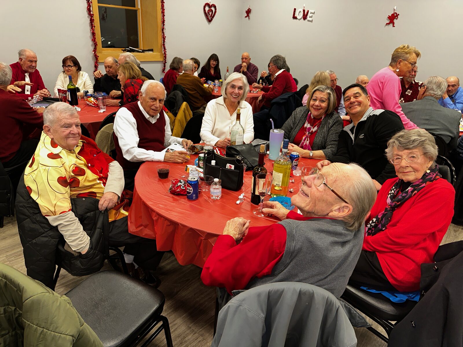 Council community at the Valentine’s Day dinner and dance