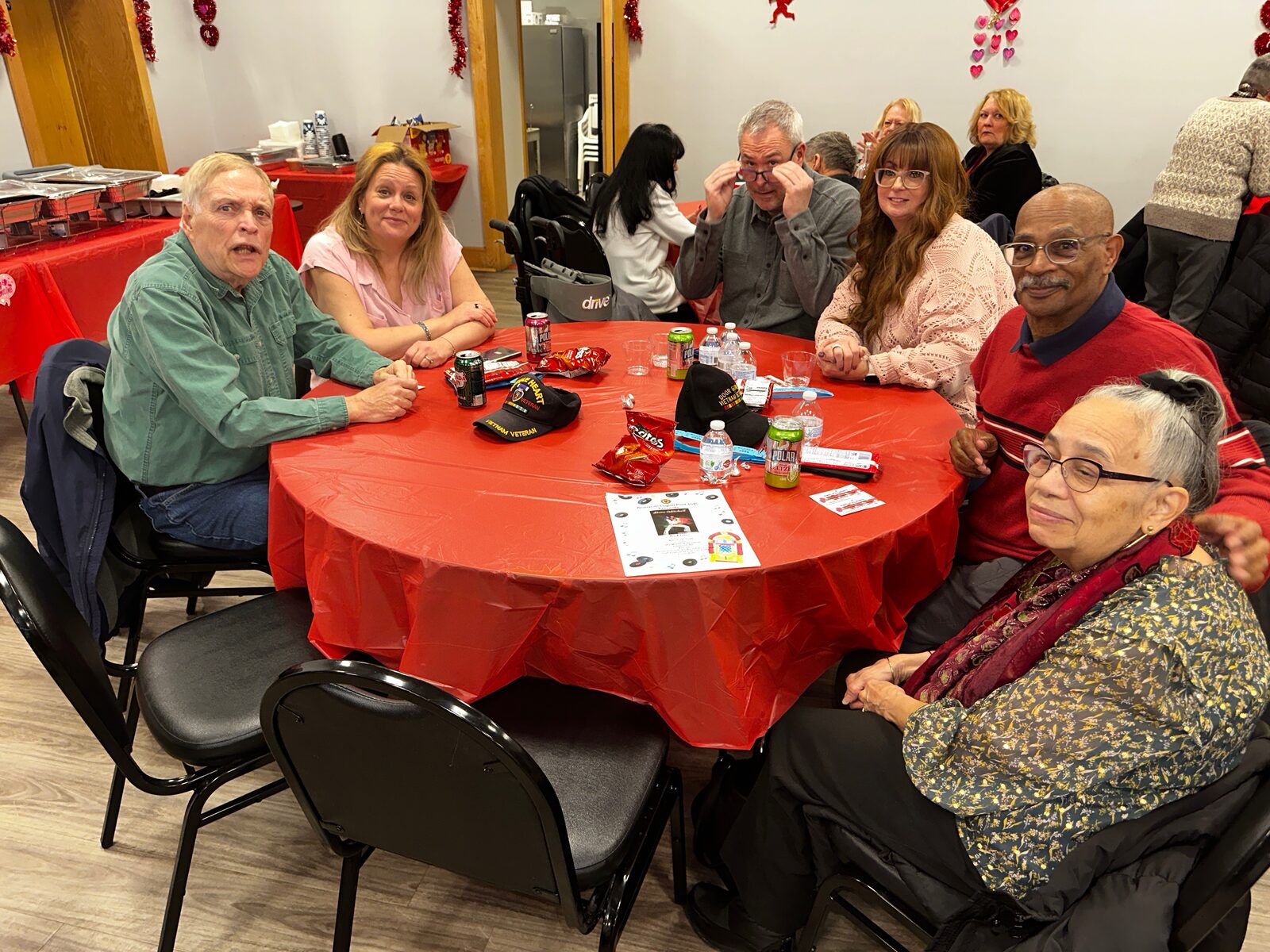 Guests posing at the Valentine’s Day Dinner/Dance 2026