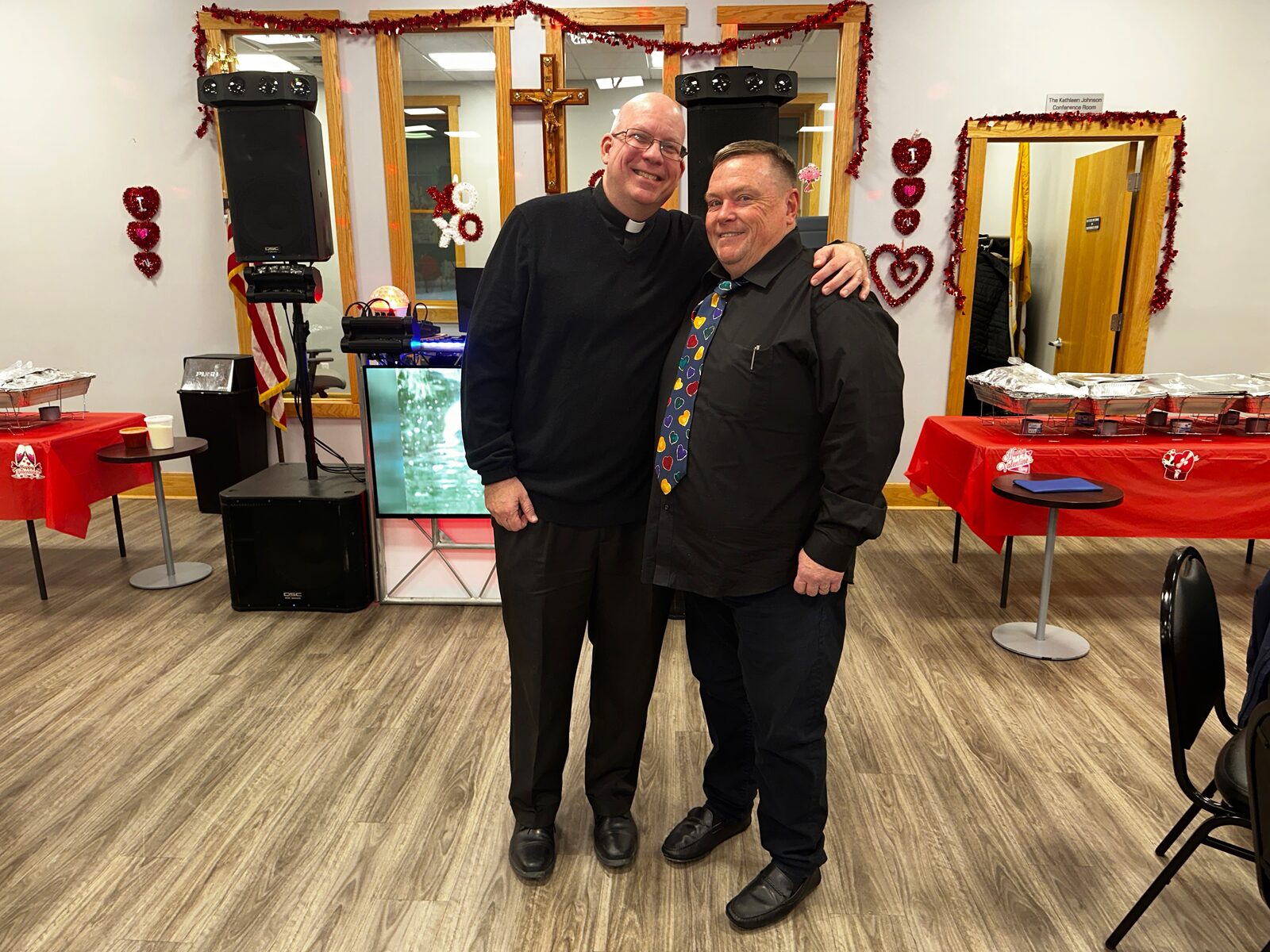 Evening fellowship at the council Valentine’s Day dinner and dance