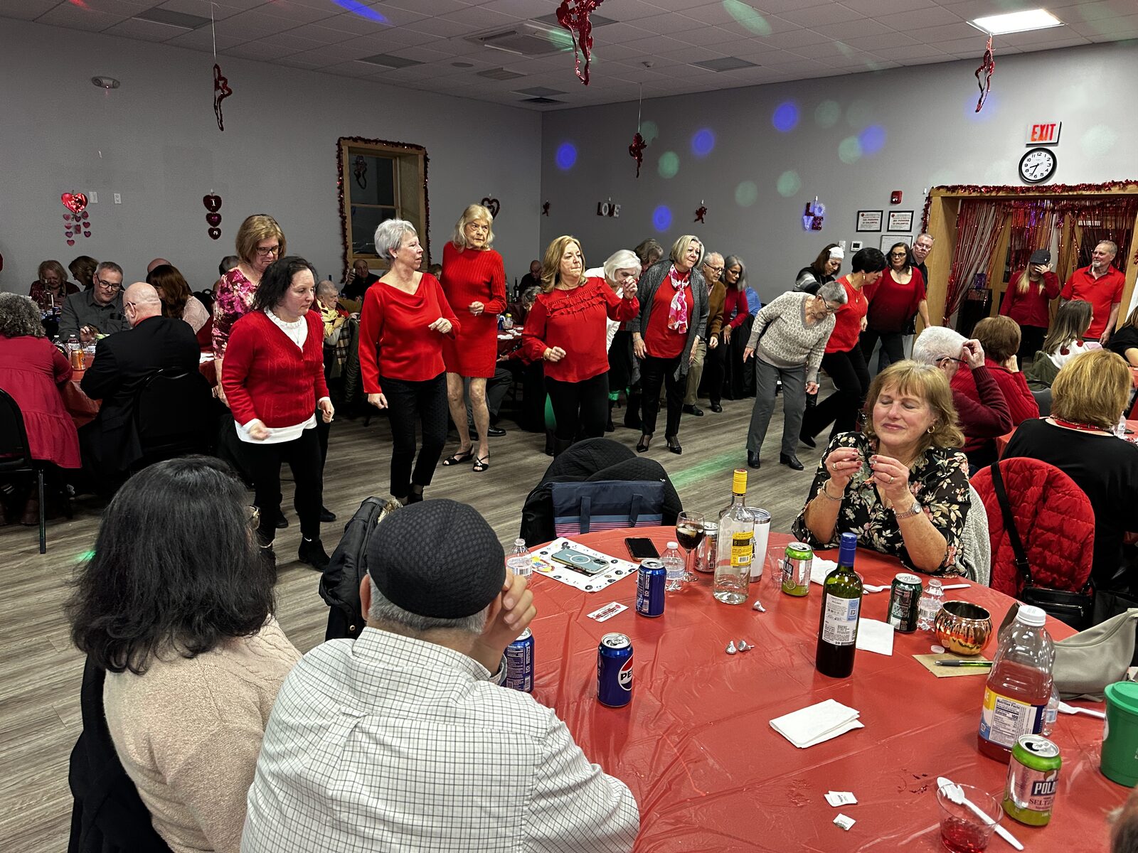 Guests celebrating at the Valentine’s Day Dinner/Dance 2026